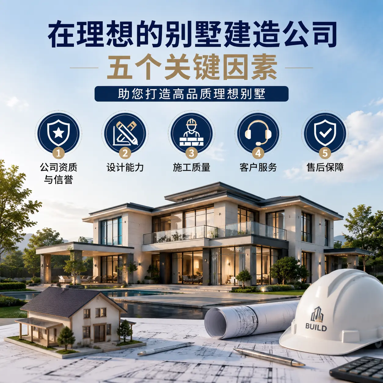 在 西秀 找到理想别墅建造公司的五个关键因素