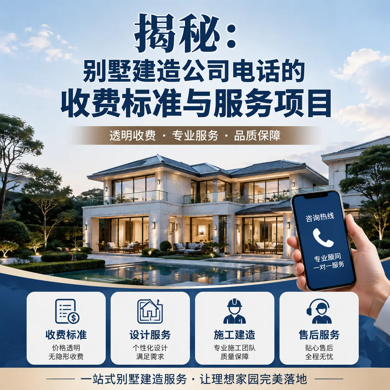 揭秘：西秀别墅建造公司电话的收费标准与服务项目