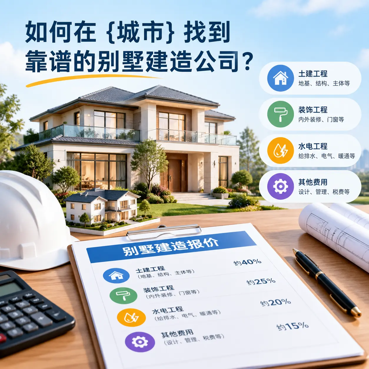 如何在 西秀 找到靠谱的别墅建造公司？