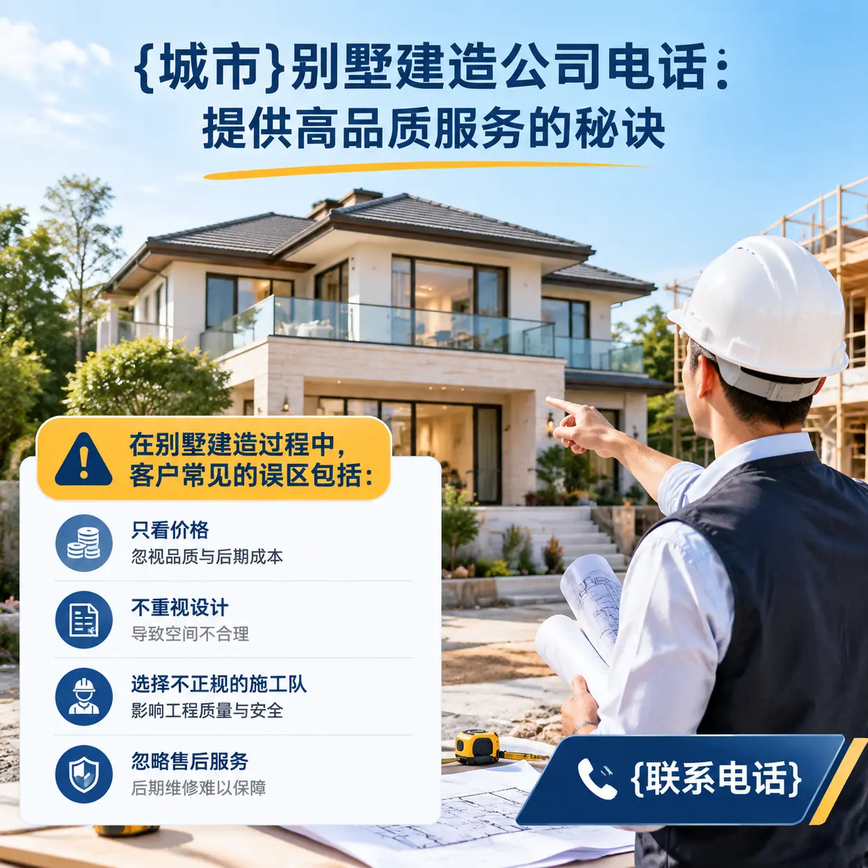 西秀别墅建造公司电话：提供高品质服务的秘诀