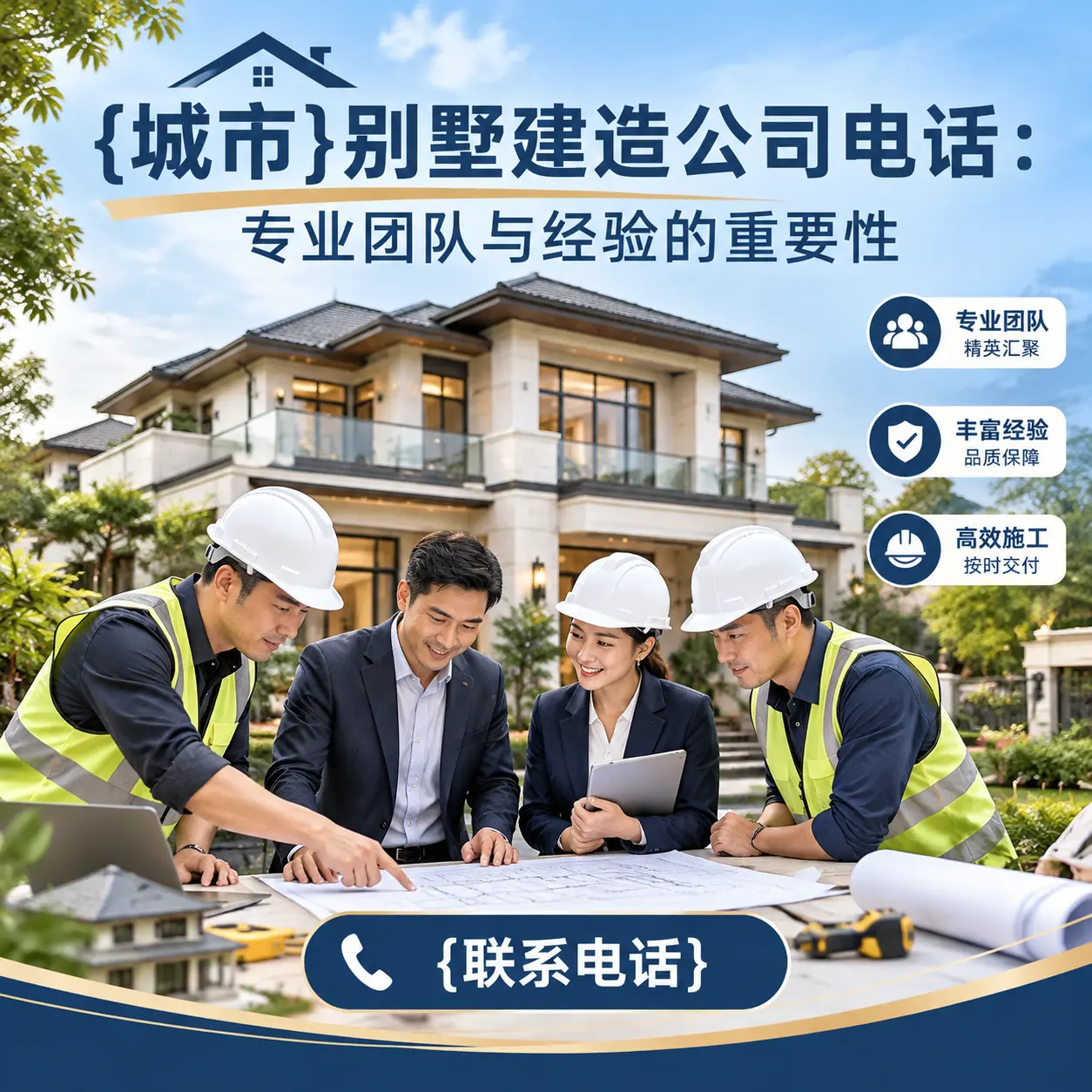 西秀别墅建造公司电话:专业团队与经验的重要性