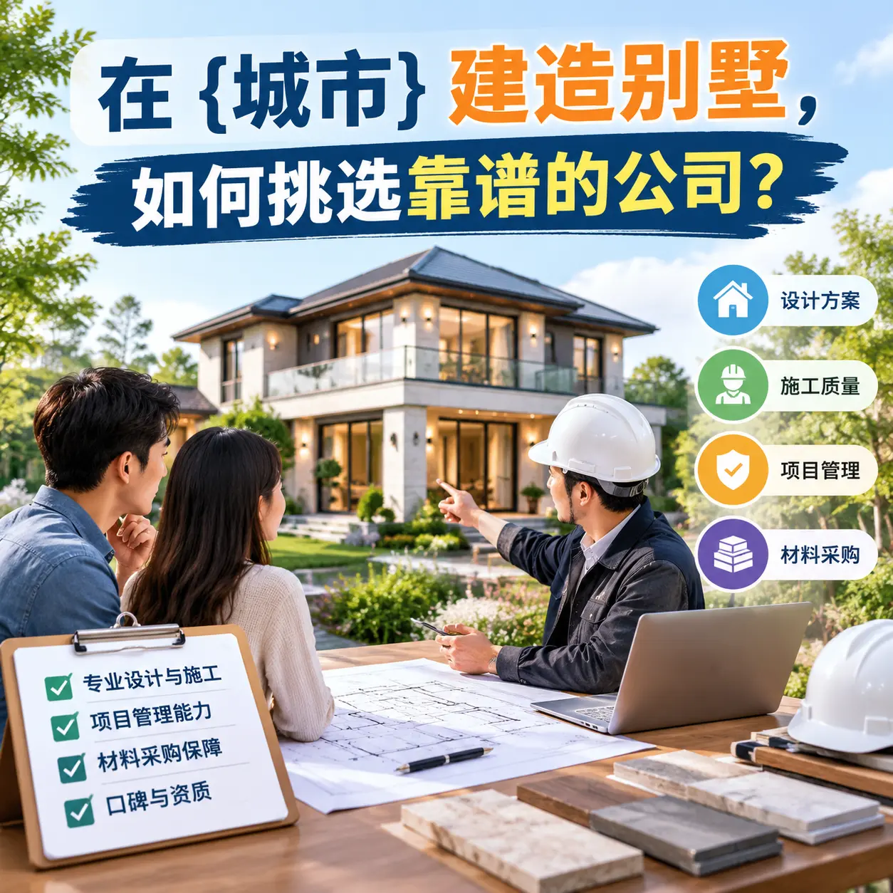 在 西秀 建造别墅，如何挑选靠谱的公司？