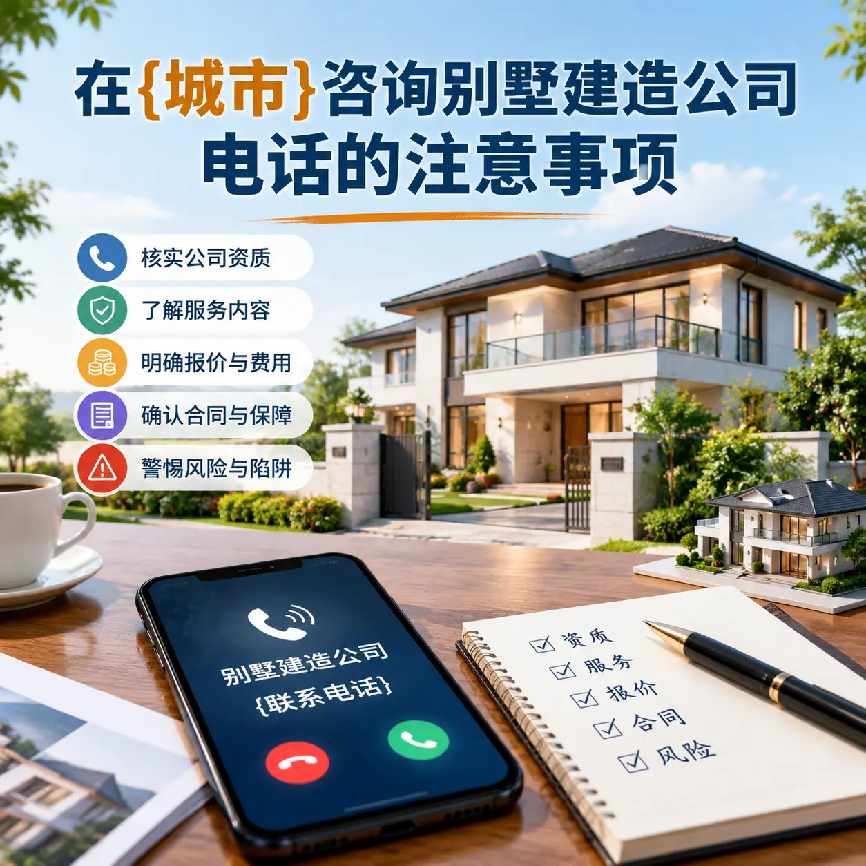 在西秀咨询别墅建造公司电话的注意事项