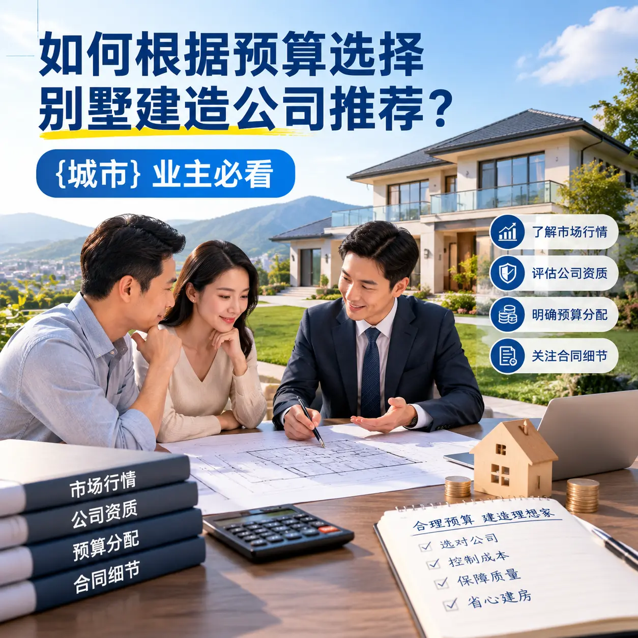 如何根据预算选择别墅建造公司推荐？ 西秀 业主必看