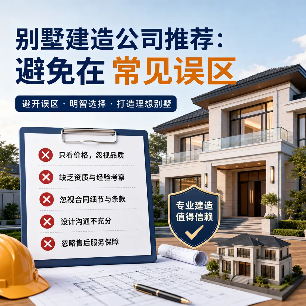 别墅建造公司推荐:避免在 西秀 的常见误区