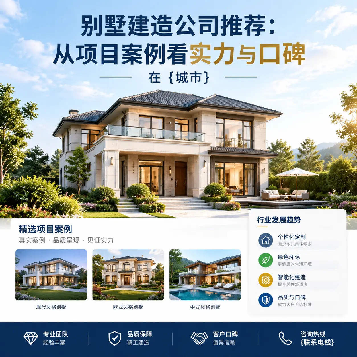 别墅建造公司推荐:从项目案例看实力与口碑在 西秀
